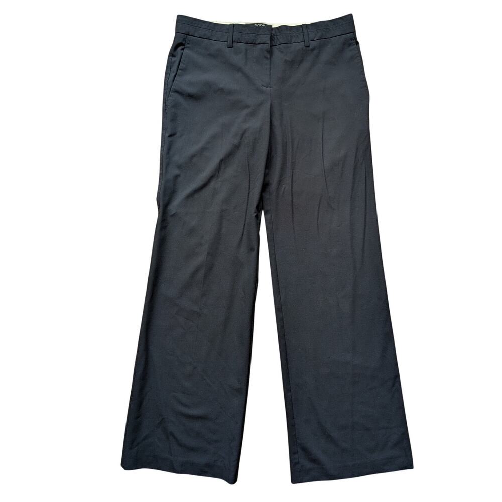 Body by Victoria women's wide leg dress pant work career wear black size 6 Tall